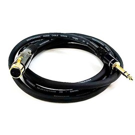 Monoprice 104769 6-Feet Premier Series XLR Female to 1/4-Inch TRS Male 16AWG Cable
