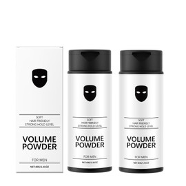 Texturpuder für Männer,Volumizing Hair Powder 40g, 2Pcs – Instant Root Lift & Texture Powder für feines, Dünnes Haar, ölabsorbierende Trockenshampoo-Alternative, Unsichtbarer Halt für volleres