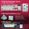 AULA F108 PRO - Wireless Mechanical Keyboard with Screen&Knob,Hot Swappable