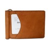 ASHLIN Accordion Card Wallet, Tan, Under Seat