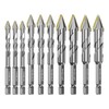 10 Pcs High Strength Eccentric Twist Drill Bit, 6/8/10/12mm High