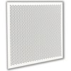 2'x2' White Plastic Perforated Tile with 3/8" Holes (3-Pack)