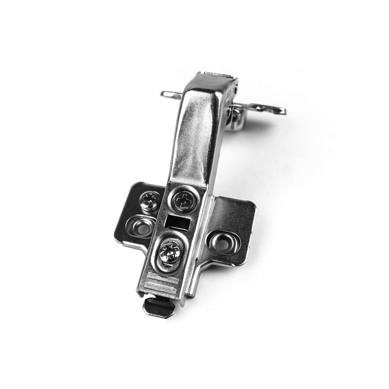 Berta 4-Pack Frameless Soft-Close Cabinet Hinges, 3D Adjustable Clip-On with