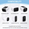 Huiguli Stainless Steel Gutter Mount for Eufy Security SoloCam S340,