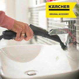 Karcher Kit de 4 cepillos Redondos para Limpiador de Vapor