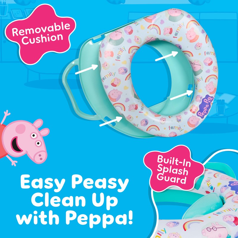 Peppa Pig Soft Potty Training Toilet Seat, Baby Potty Training,