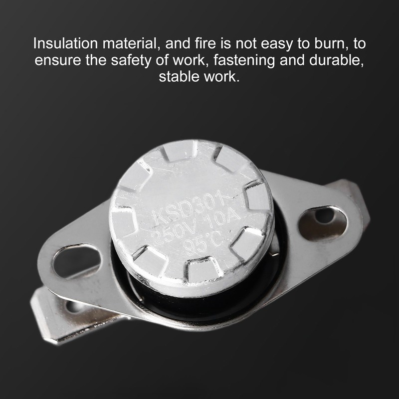 10Pcs Thermal Control Switch Quick Response High Accuracy Control 95℃