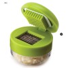 Joie Garlic Press and Chopper with Storage Container, Stainless Steel