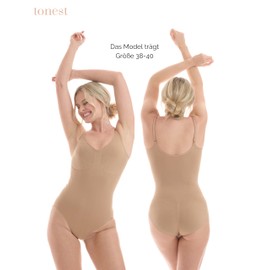 TONEST 3000-MS-CC Women's Shaping Body Shaping Body Shaping Body Shaping Body Shaping Body, beige