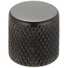 SCUD Metal Knob, Flat Top Black HK-MKFB