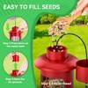 Squirrel Proof Bird Feeders for Outdoors Hanging, Metal Squirrel Proof