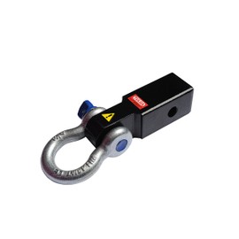 Steel Shackle Hitch Receiver 2” Inch D-Ring Universal 3/4 inch Shackle for Jeep Trucks Winch SUV 11000 lbs Towing Capacity