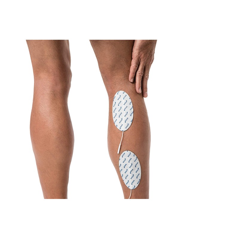 Oval Calf Electrodes 12 x 13 cm for TENS &