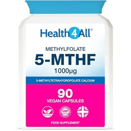5-MTHF Methylfolate 1000mcg, 90 Capsules, 3 Month Supply, Active Folic Acid