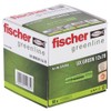 fischer UX Green Universal Plug 12 x 70, 18 Pieces,