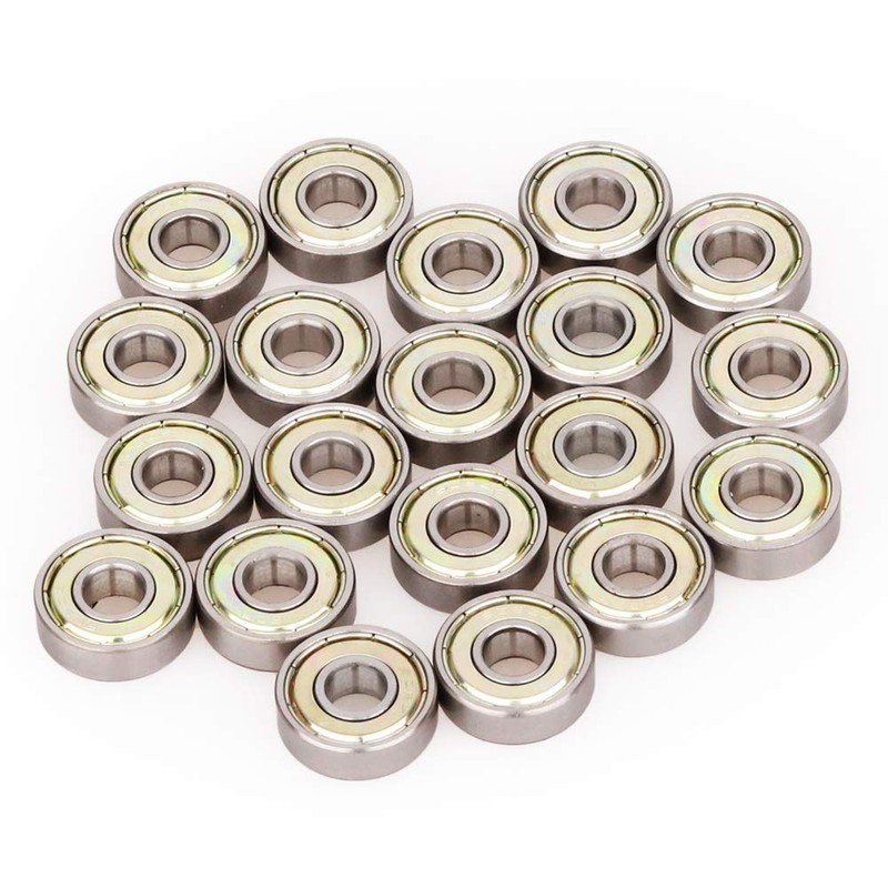 608 ZZ Ball Bearings, 20 Pieces 608zz Metal Double Shielded