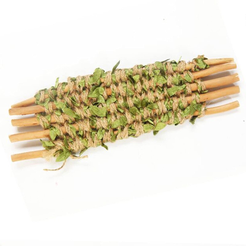 SPDTECH Burlap Leaf Ribbon 33 Feet 2PCS Natural Jute Twine