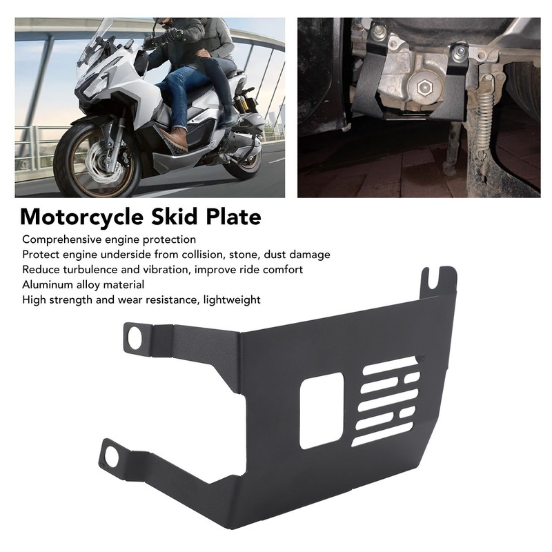 Motorcycle Skid Plate Aluminium Alloy Engine Chassis Guard Plate for