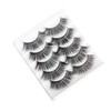 5 Pairs False Eyelashes Natural Fake Eyelashes Fluffy Hand-made Eyelashes