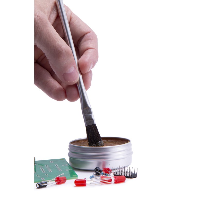 Weller WLACCFB-02 Flux Brush for Soldering PCBs, Wires, Stained Glass,