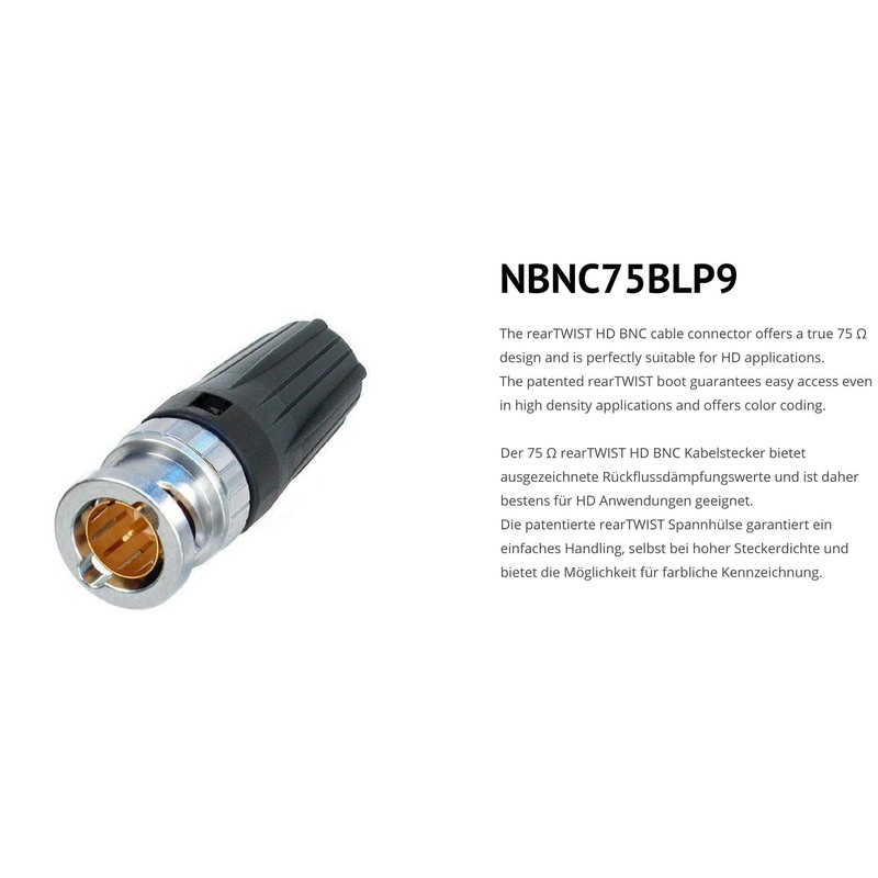 Sommer Cable Video Cable 3G-SDI/HD-SDI (HDTV) SC Vector 0.8/3.7, BNC/BNC
