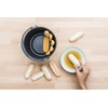 Moulinex XA609001 Kuchenform, 18 cm, für Cookeo, Antihaftbeschichtung, Silikongriff