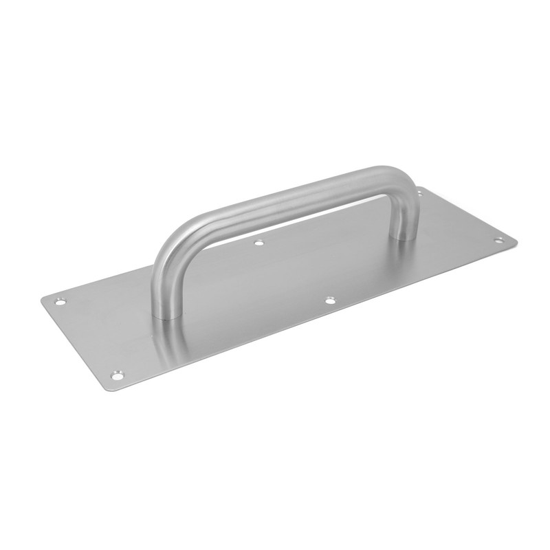 Pull Push Door Plate Handle with Screws 304 Stainless Steel