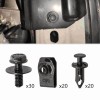 Unbranded For Dodge Truck Body Bolts U-nut Clips M6 Engine