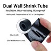 3:1 Heat Shrink Tubing Kit Dual-Wall Adhesive Lined, Waterproof Marine
