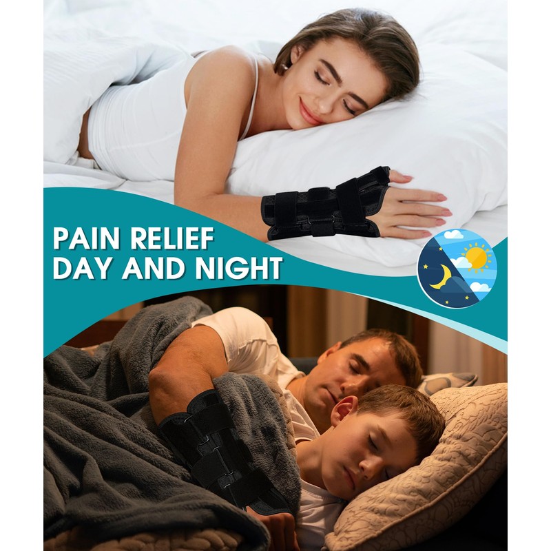 Oyakin Carpal Tunnel Wrist Brace Night Support, Thumb Brace for