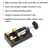 Craft Carving Bed Tool, Aluminum Alloy Portable Mini Drill Press
