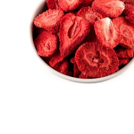 Sussex Wholefoods Freeze-Dried Strawberries 250g - Fresh, Sliced & Bursting with Flavour!