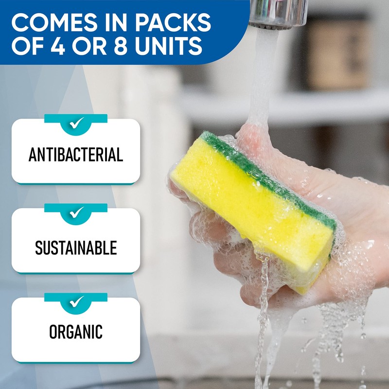 Blue Turtle Multipurpose Sponges – All Surface Cleaning Sponges –