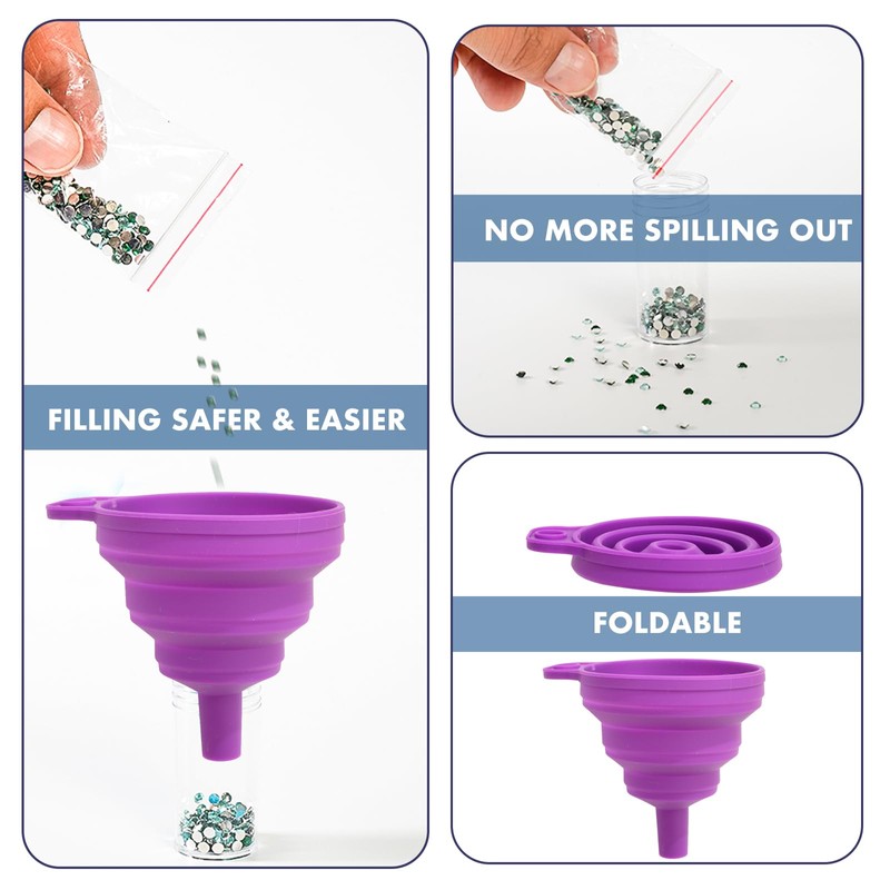 MoeeBtee Diamond Painting Storage Containers, 60 Slots Diamond Painting Accessories