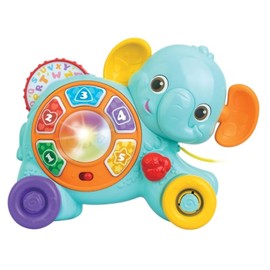 230202 Interactive and Educational Toy, Pull-Along Elephant with Sounds and Lights, English, Winfun