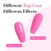 CANNI Pink Gel Nail Polish, 1Pcs Bright Pink Gel Polish