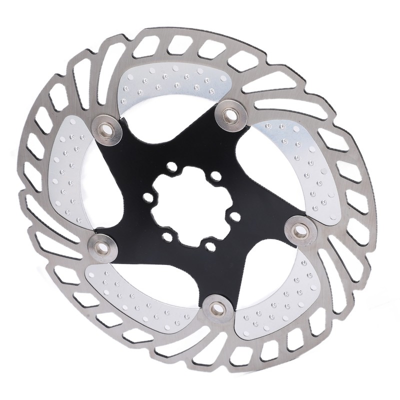 Disc Brake Rotor Black CNC Engraving Milling Anodized Marking Bike