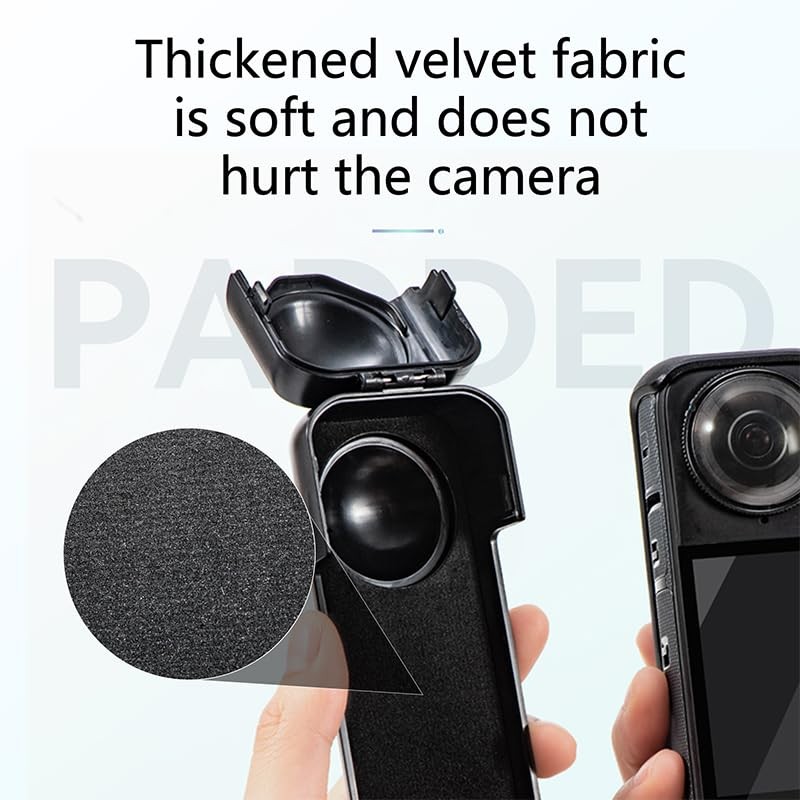 Insta360 X4 Compatible Lens Screen Protective Case PC Protective Cover
