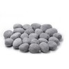 Stanbroil 24pcs Light Weight Ceramic Fiber Pebble Stones for Fire