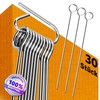 4happy Set of 30 roulade needles, stainless steel, length 10