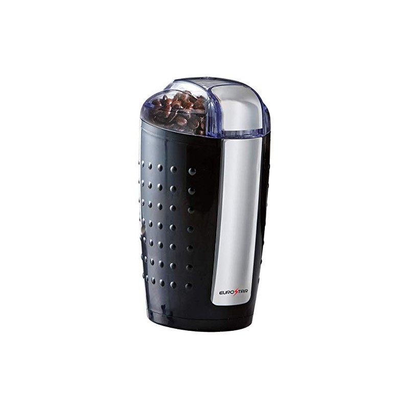 EUROSTAR EG200B 3oz Electric Coffee Grinder with Stainless Steel Blades,