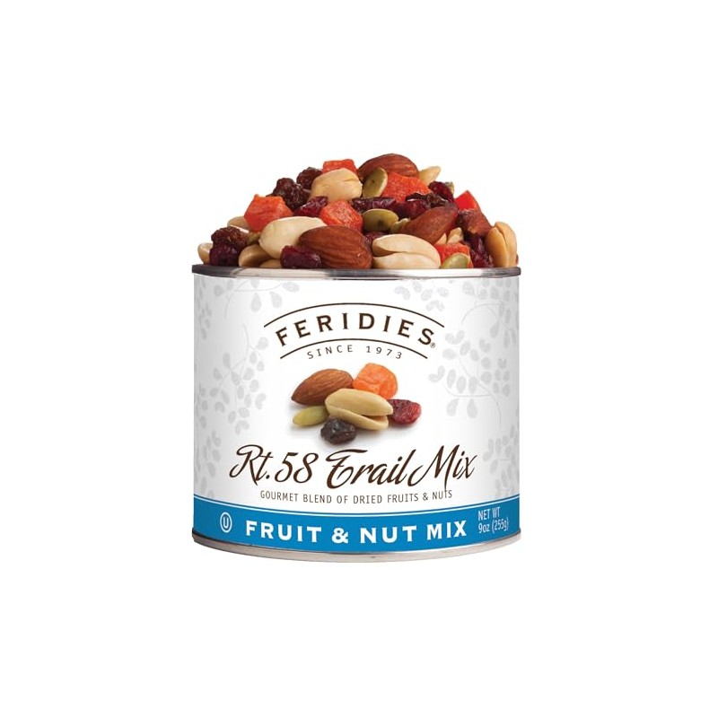 FERIDIES Rt. 58 Dried Fruit and Nut Snack Mix -