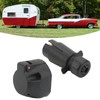 7 Pin Trailer Plug Socket with Gasket Bracket Kit Wiring