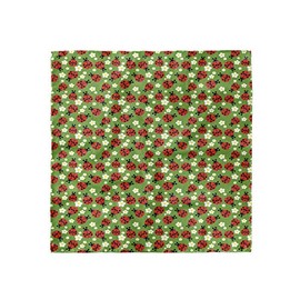 Lunarable Spring Head Scarf, Floral Ornamental Pattern, Hair Wrap, 27" X 27"