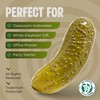 DR DINGUS Emotional Support Pickle - +100 Positive Inspirational Phrases