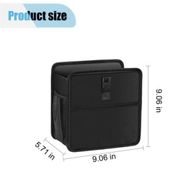 smilfuy Hanging Car Trash Can, Large Capacity Waterproof Leak-Proof Car Garbage Bag, Foldable Car Storage Bag Organizer, Multipurpose Car Interior Accessories for Most Vehicles (Small)