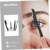 minkissy Sets Complete Eyebrow Grooming Tools Trimming Tweezers Brush Scissors