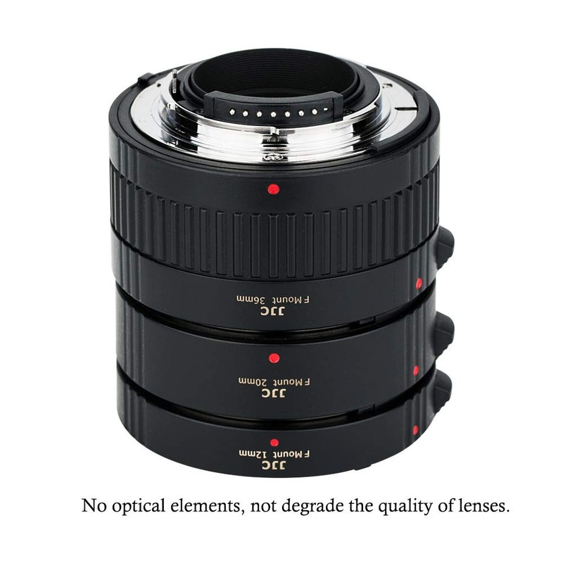 JJC AF Macro Extension Ring Set 12 mm 20 mm