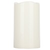 3pcs Electronic LED Candles Plastic Flameless Flickering Pillar Fake Candles