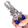 Wissppoott 10 in 1 Foldable Wire Stripper - Stainless Steel